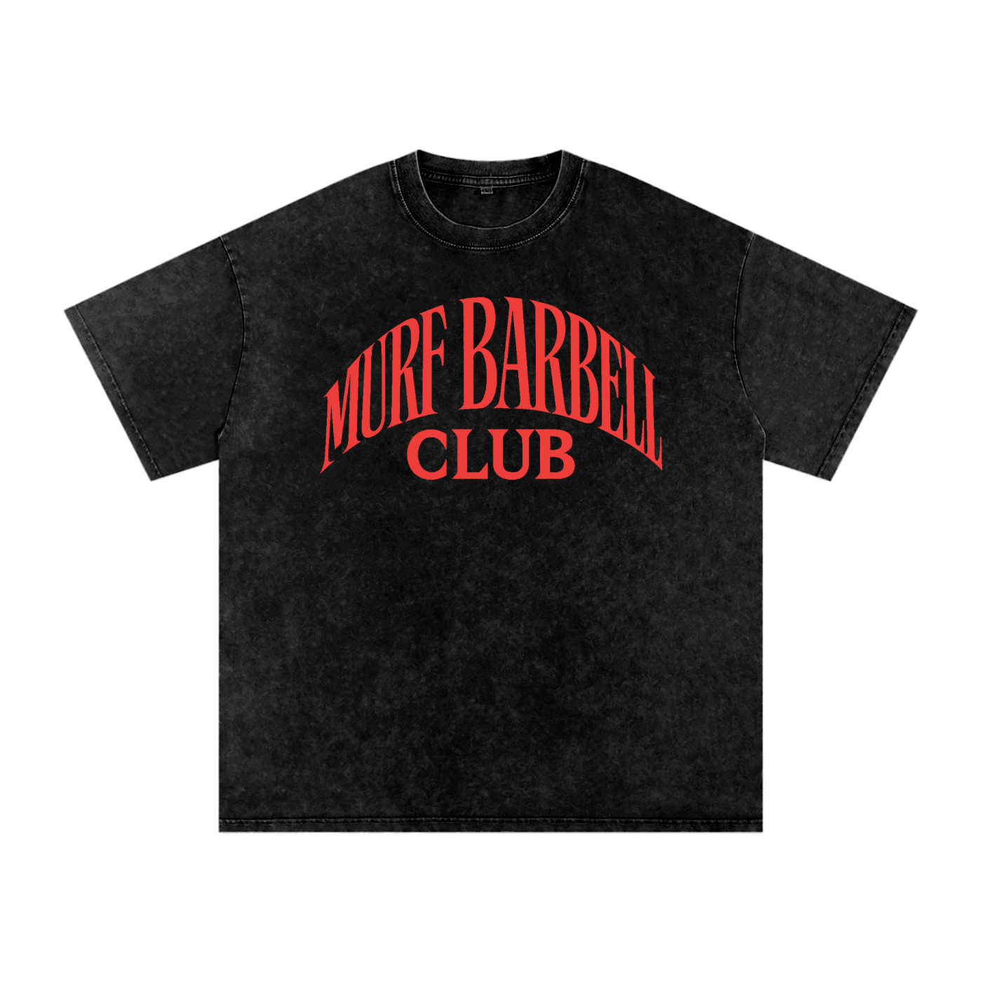 Murf Barbell Doberman Acid Wash Tee