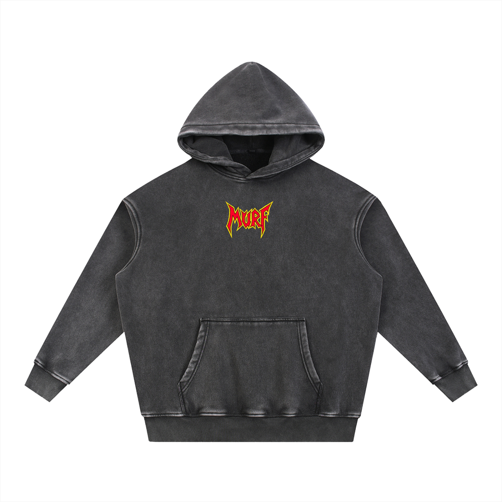 Shocker Snow Wash Fleece Oversize Hoodie