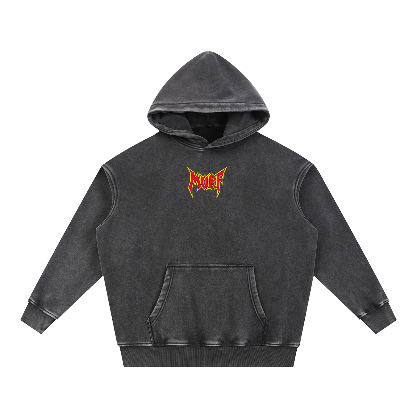 Shocker Snow Wash Fleece Oversize Hoodie