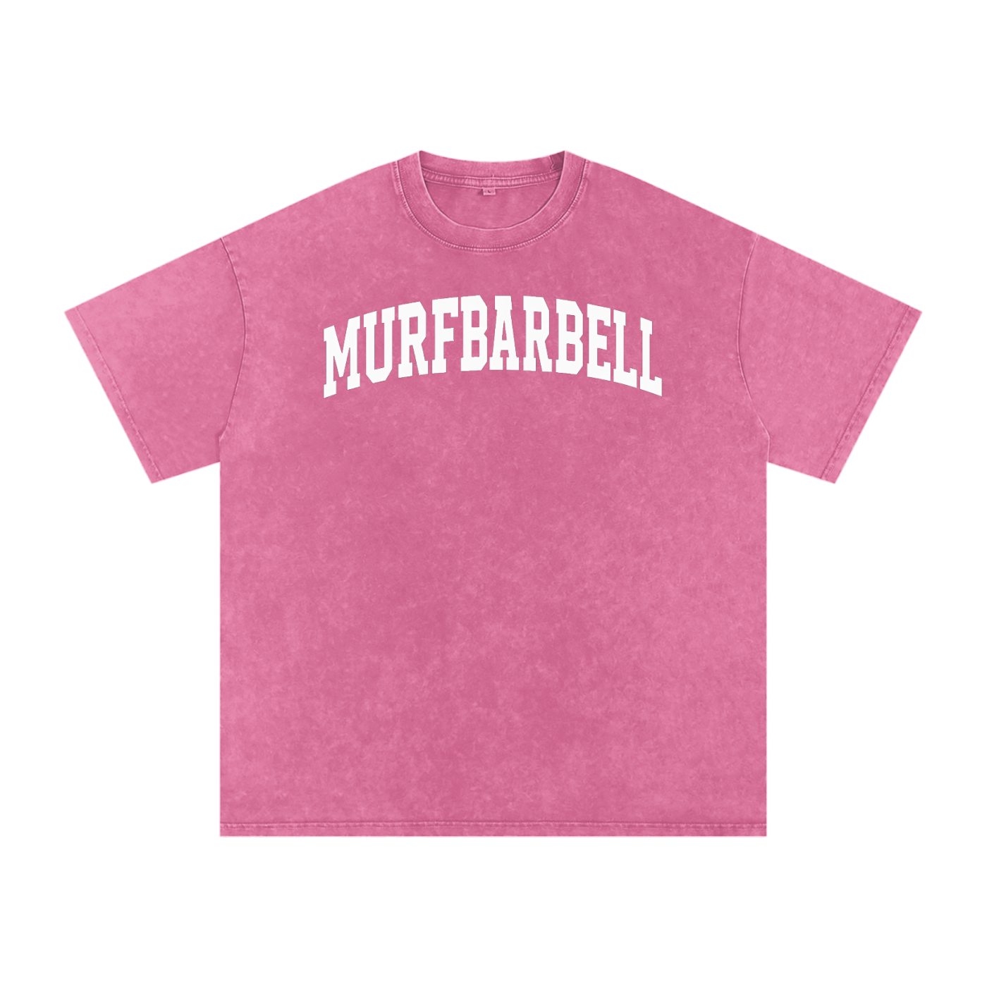 Murf Barbell Snow Washed Oversized Tee