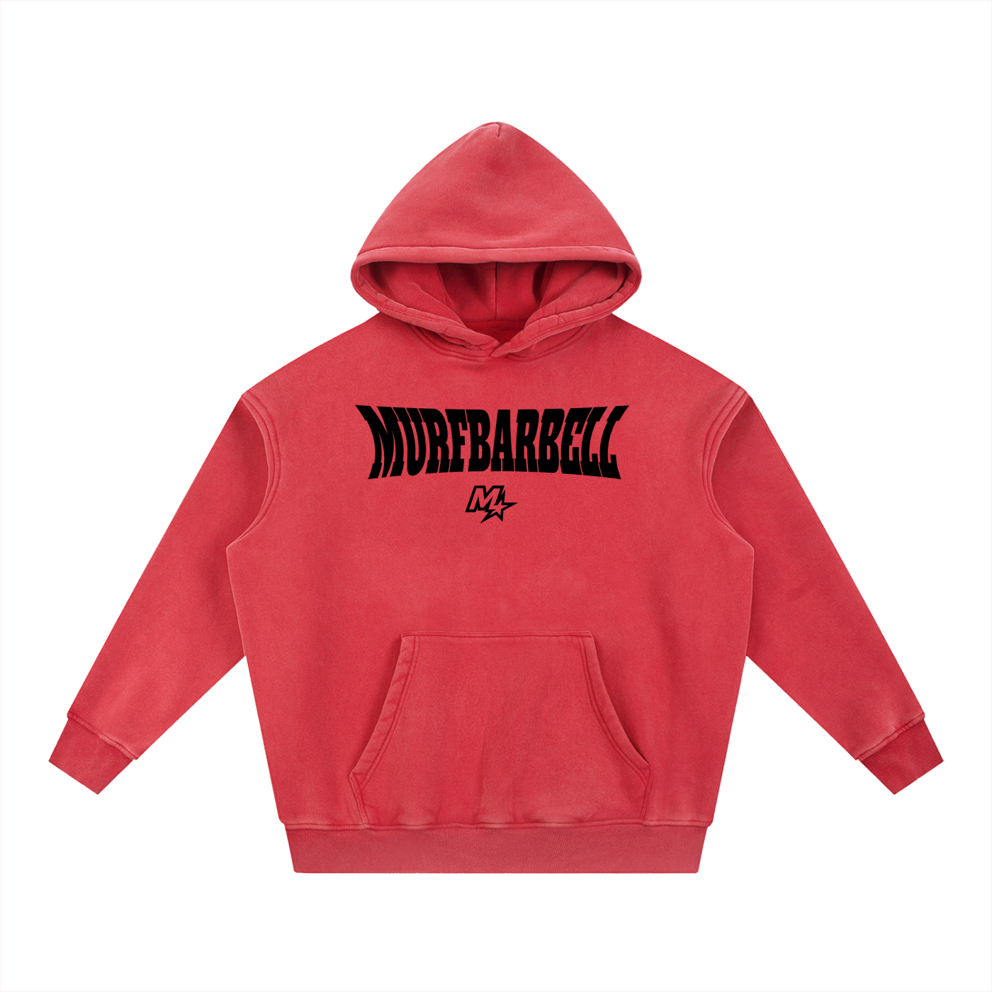 MurfBarbell Snow Wash Hoodie
