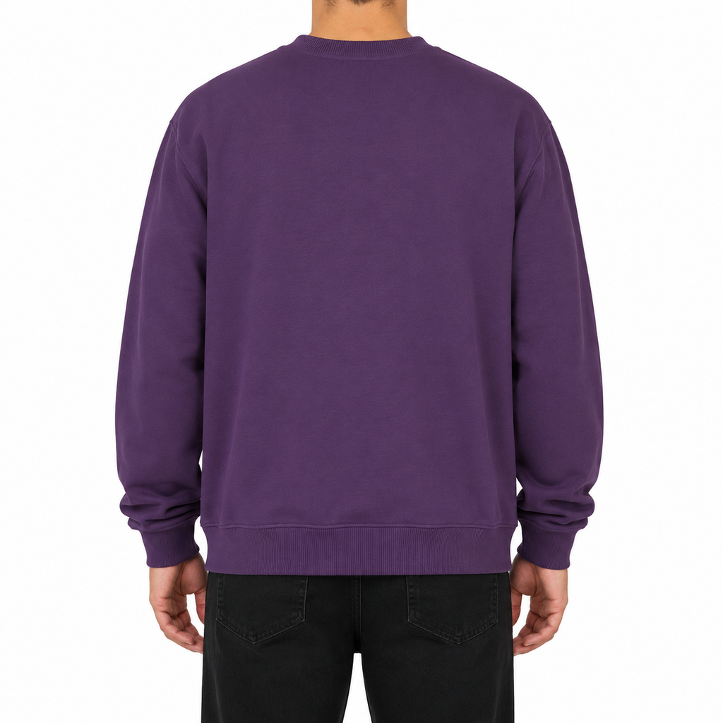 Oversized Crewneck Taped Sweatshirt