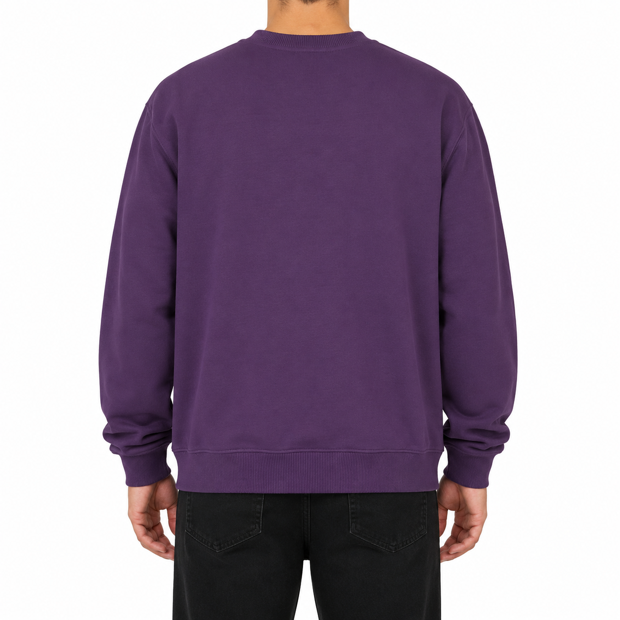 Oversized Crewneck Taped Sweatshirt