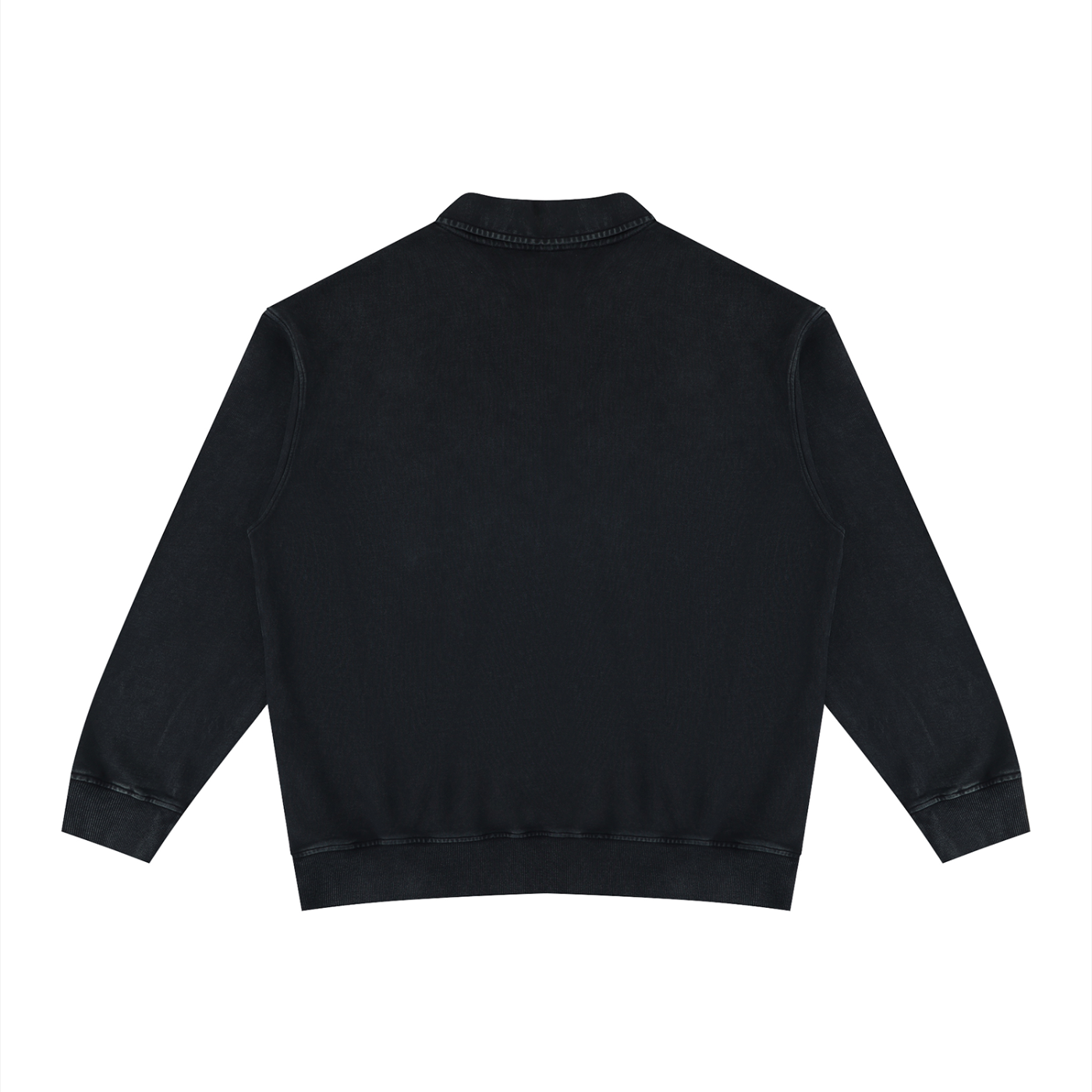 Vintage Wash Collared Sweatshirt
