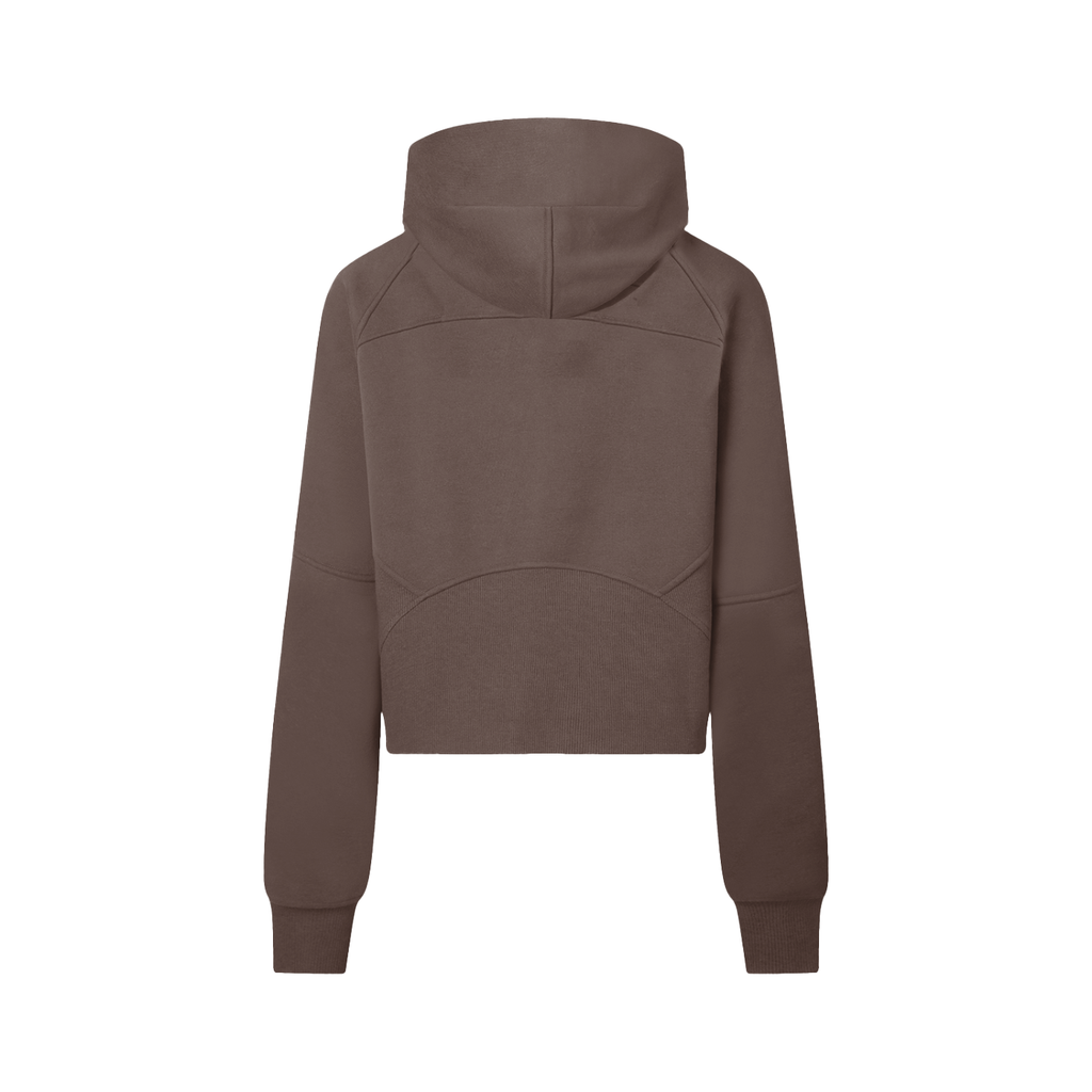 Murf Barbell Cropped Half-Zip Hoodie