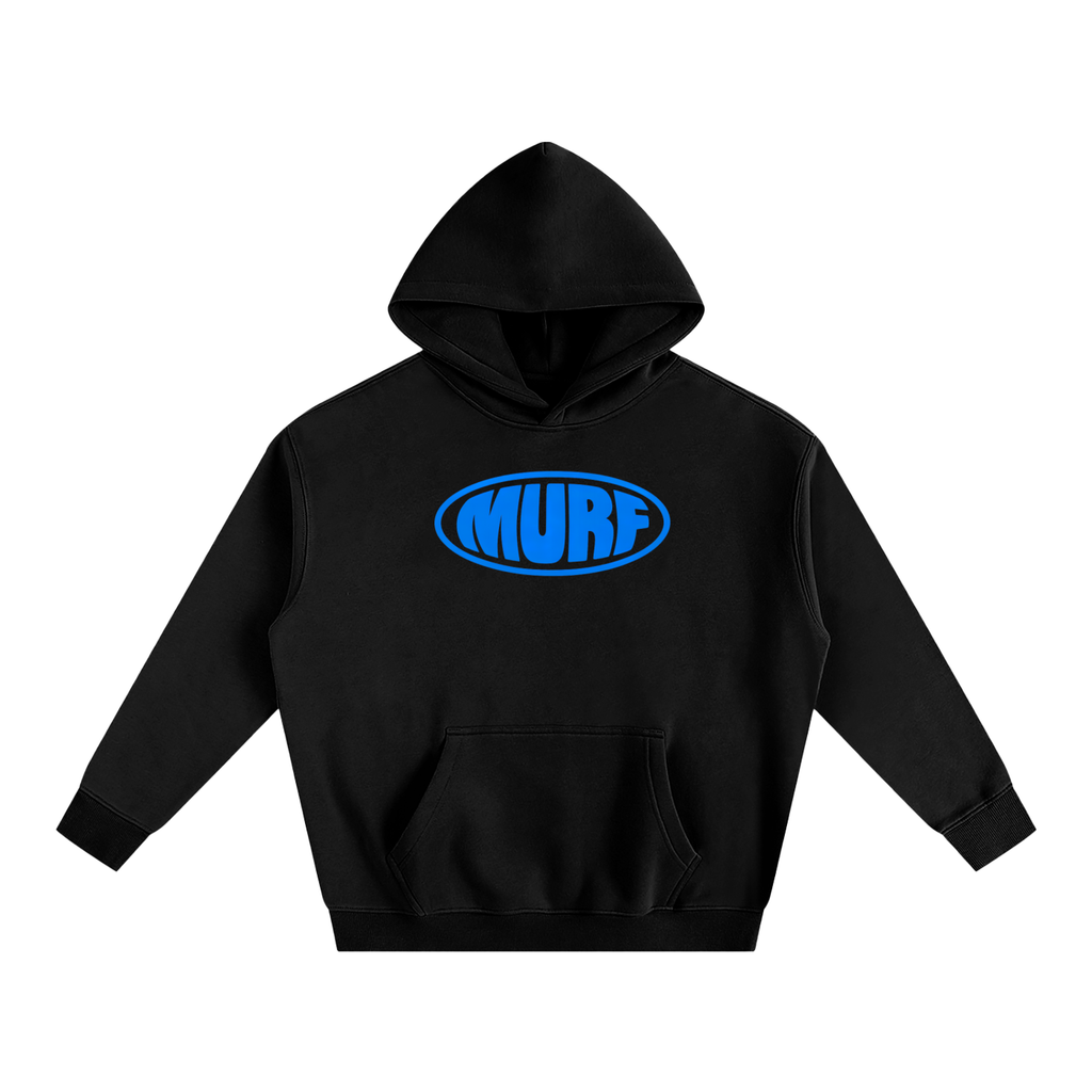 Murf Barbell Circle Logo Oversized Hoodie