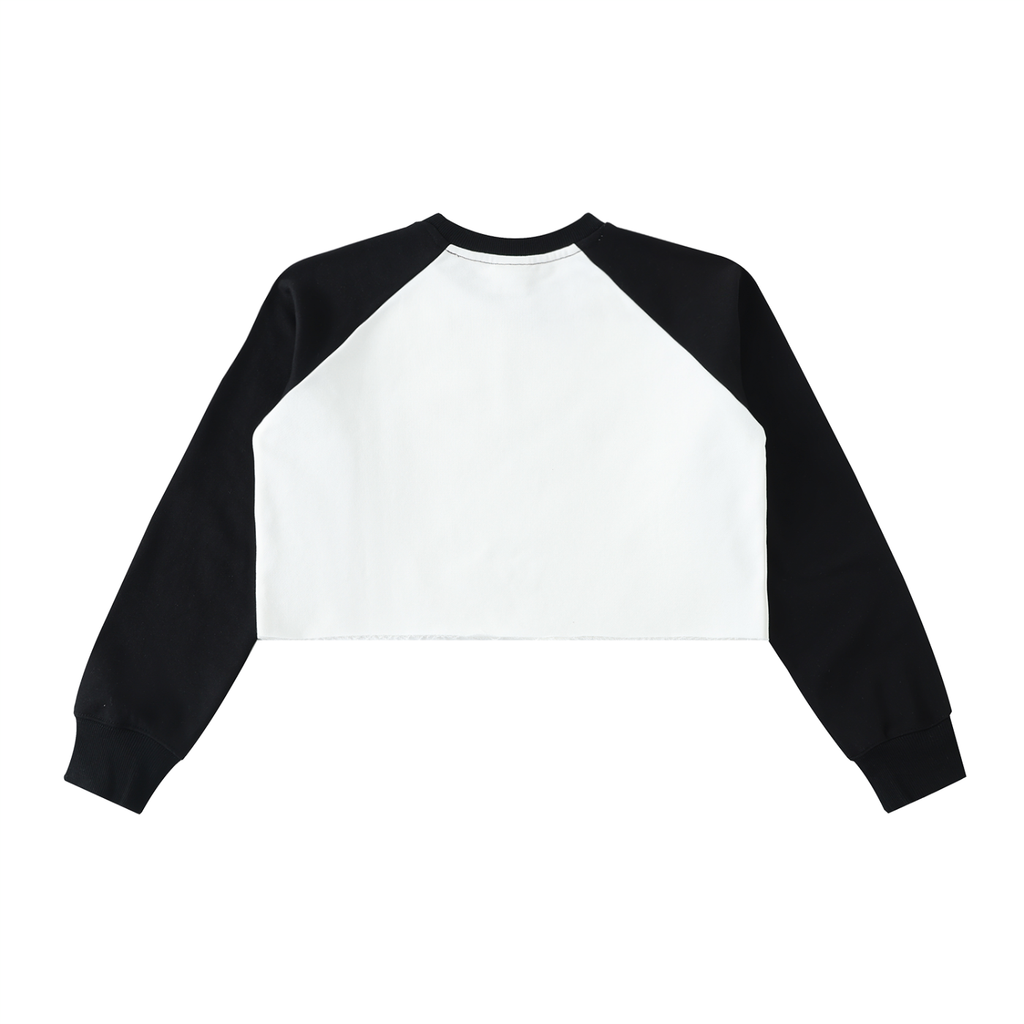Lady Barbell Varsity Crop Sweatshirt