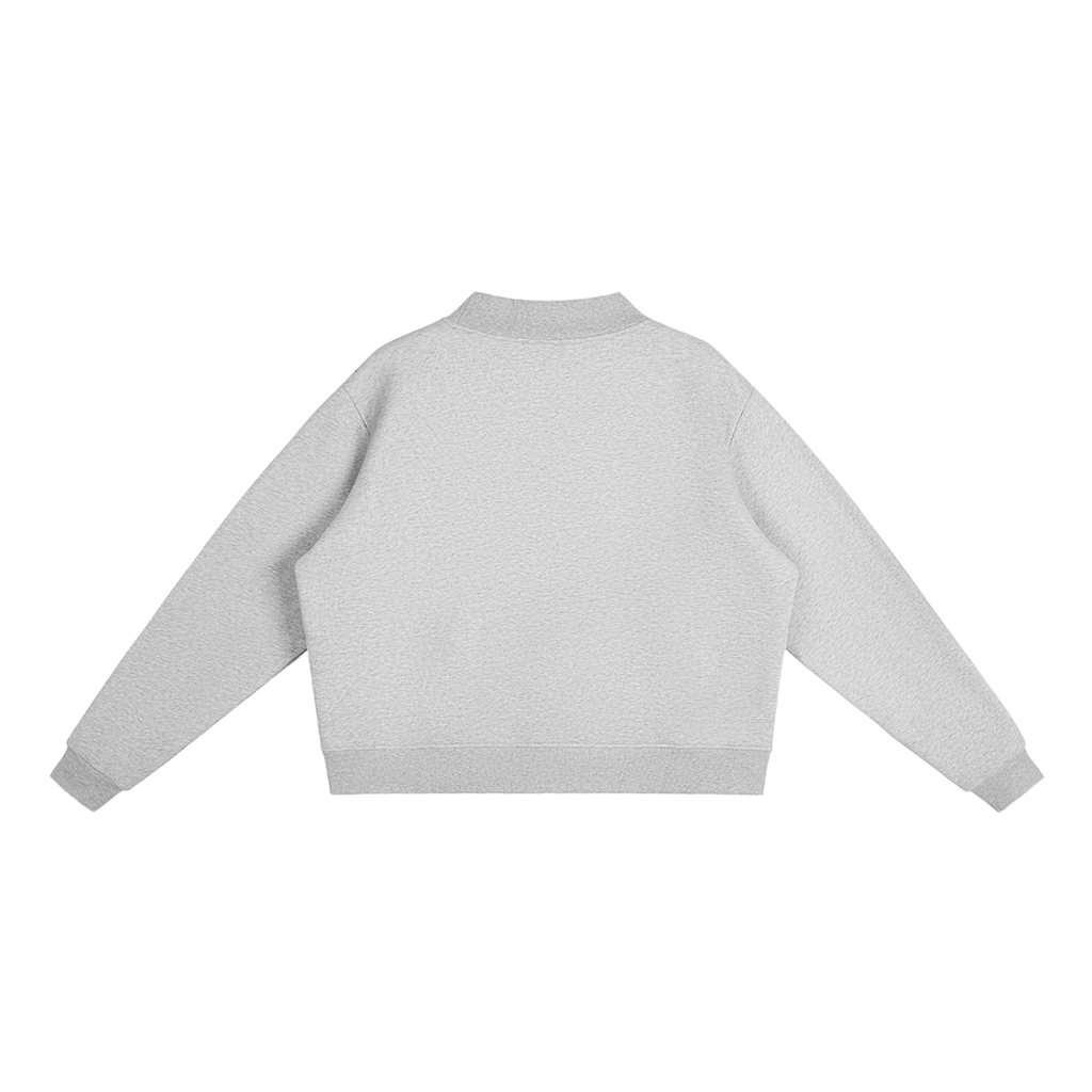 Essential Fleece Mid-Neck Crew Sweatshirt