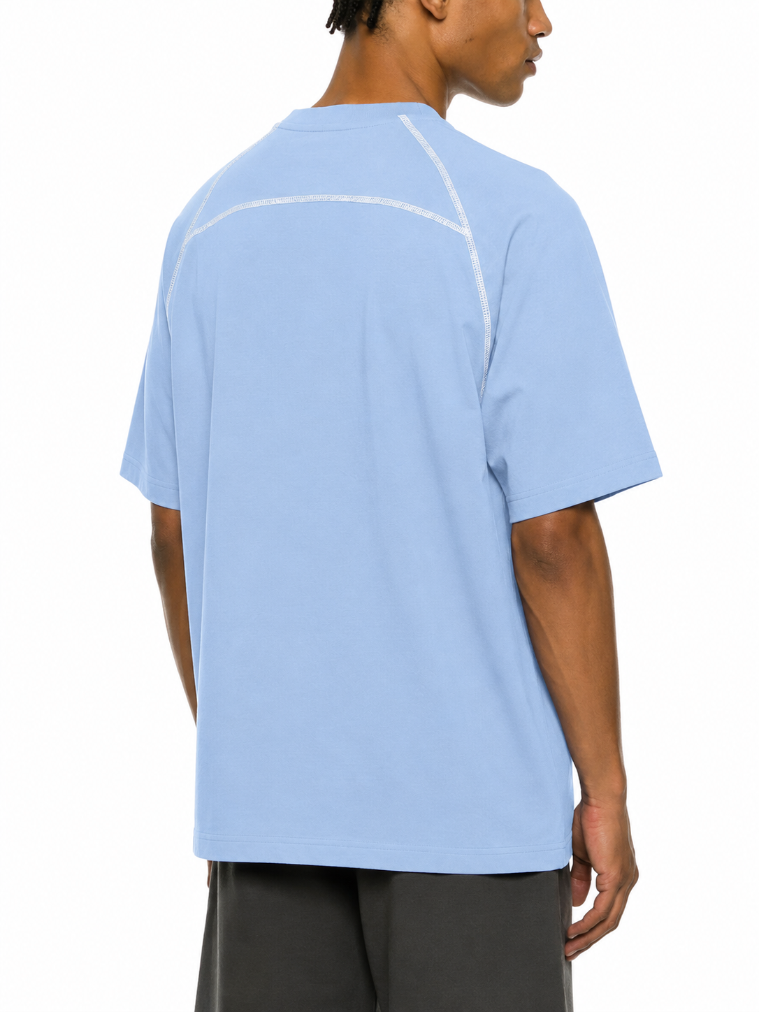 Murf Contrast Stitch Raglan Tee