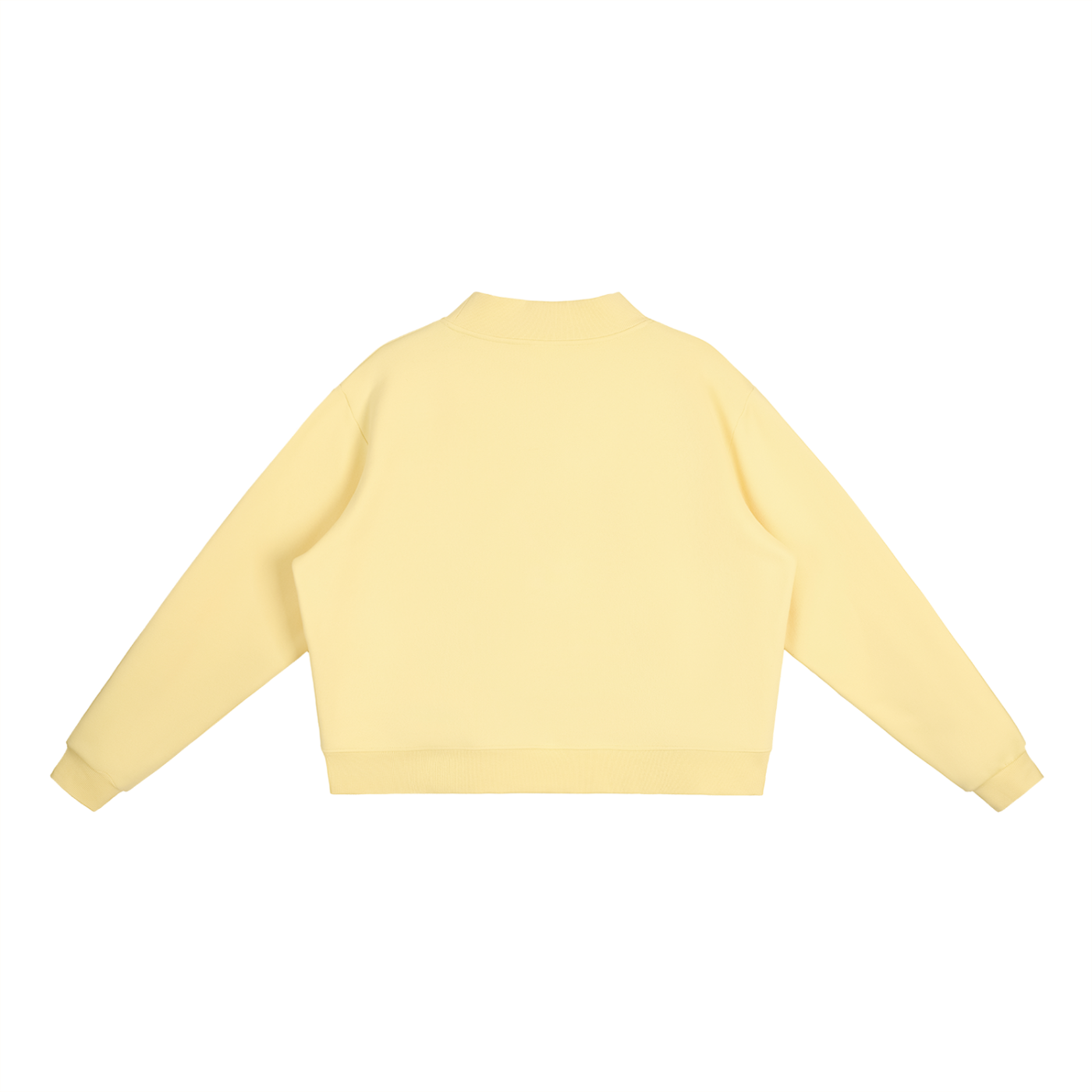 Essential Fleece Mid-Neck Crew Sweatshirt