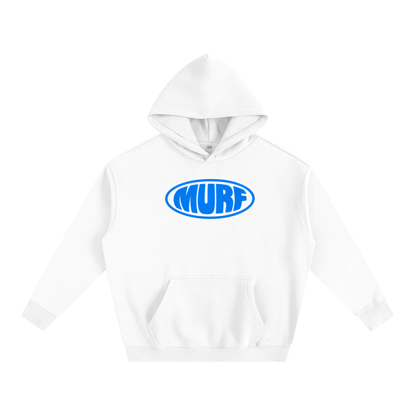 Murf Barbell Circle Logo Oversized Hoodie