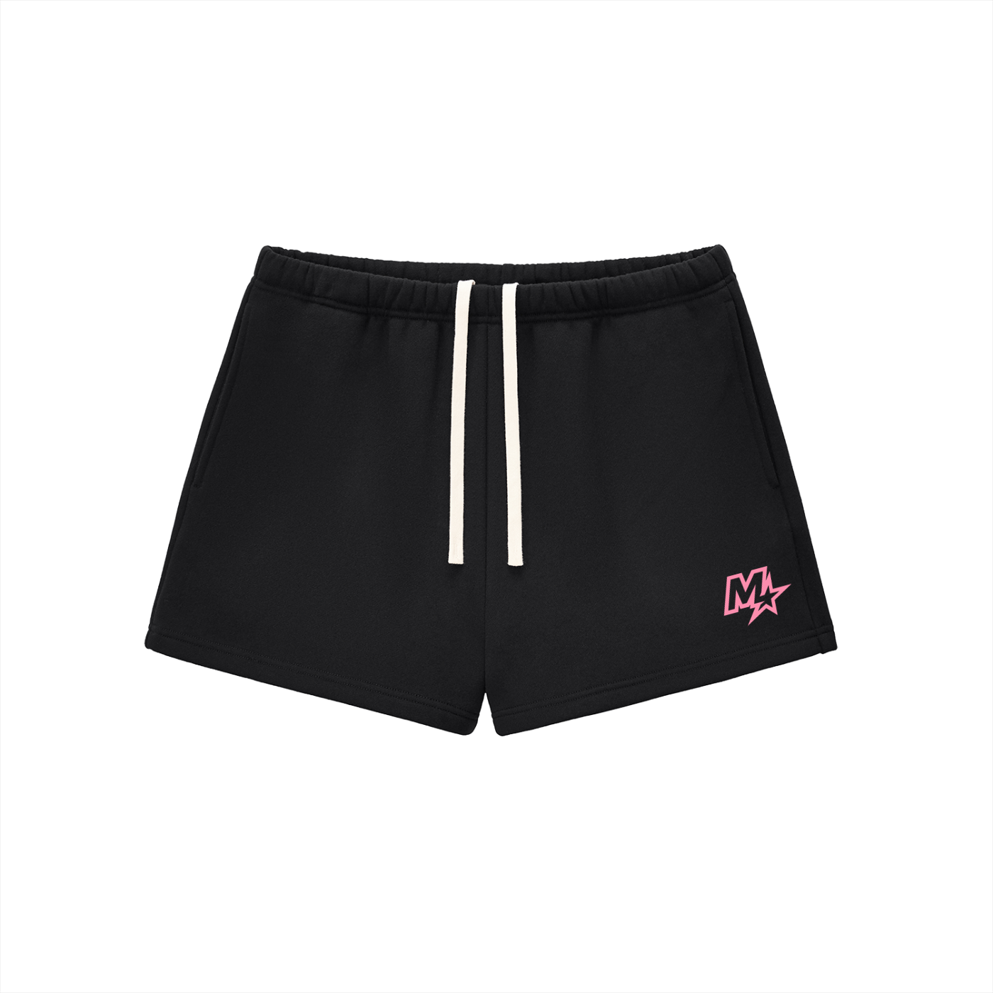 Murf Barbell Star Logo Pink Sweatshorts