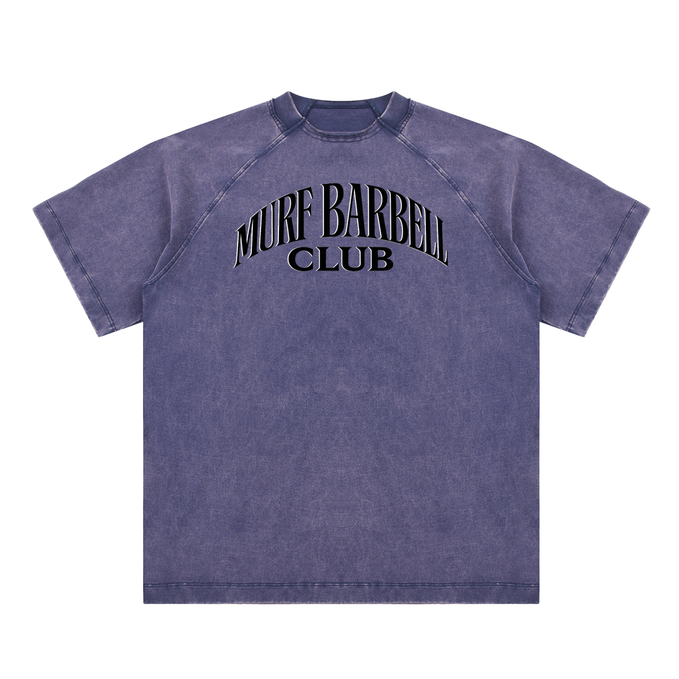 Barbell Vintage Washed Raglan Tee