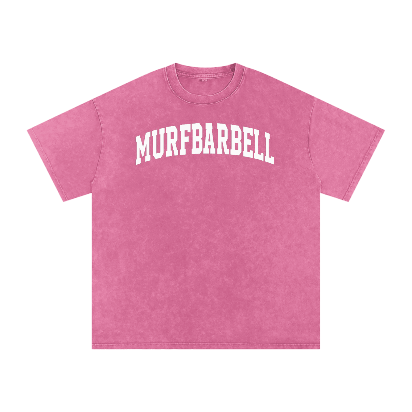 Women's Murf Barbell Snow Washed Oversized T-Shirt