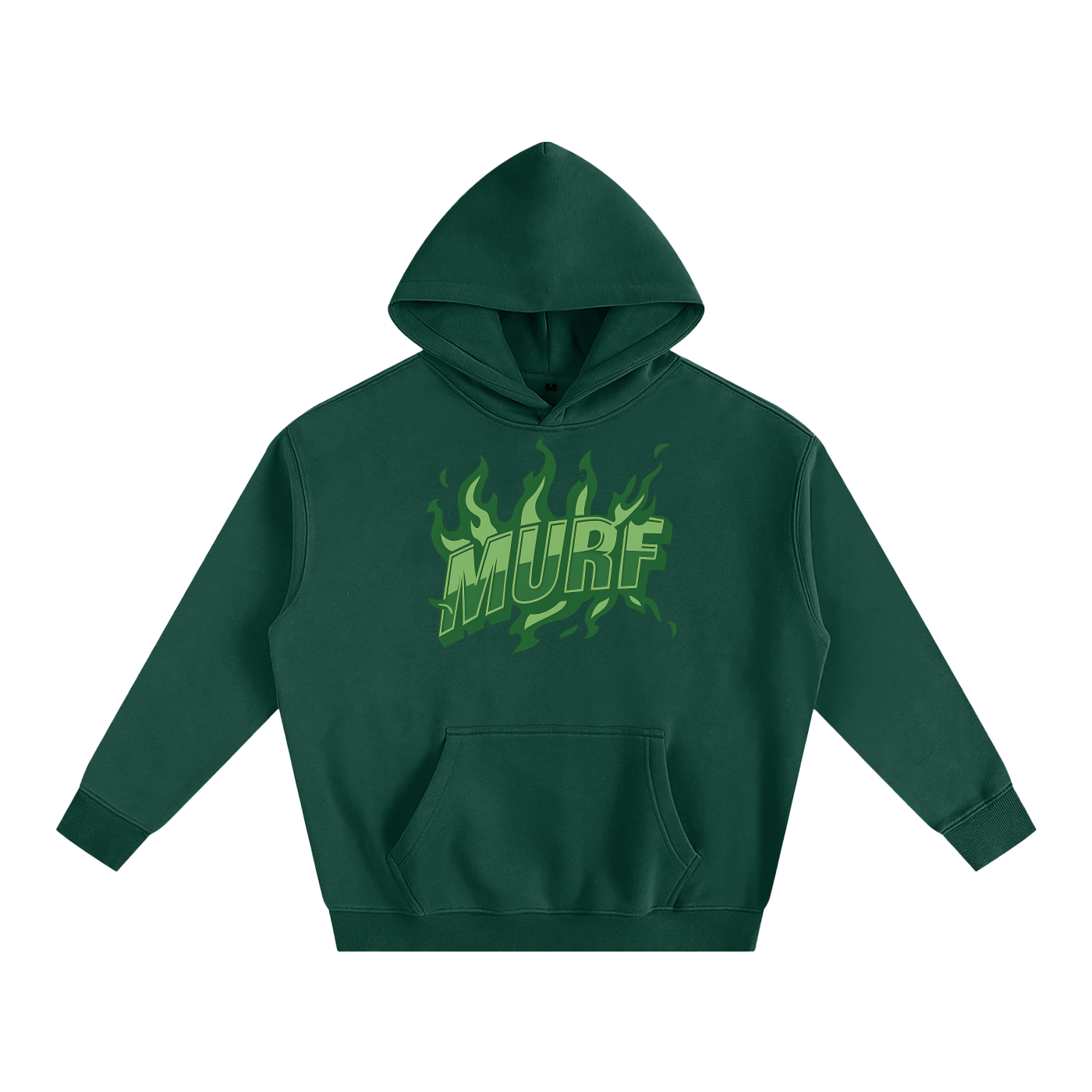 Murf Barbell Oversized Flame Hoodie