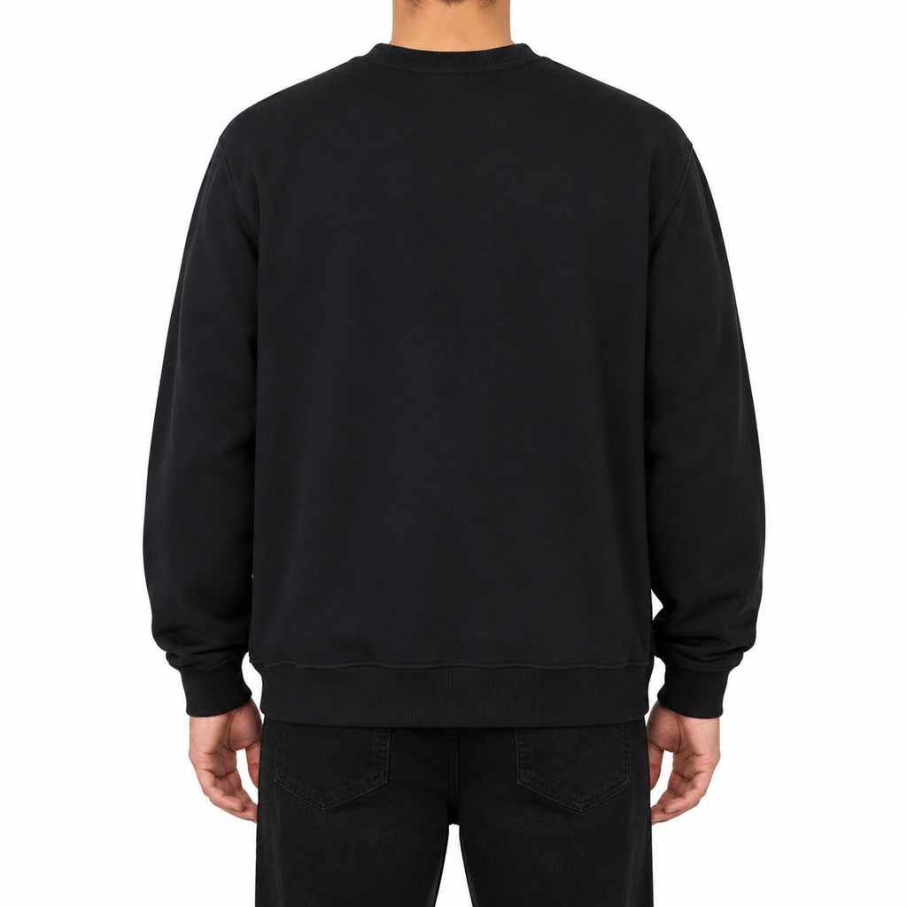 Oversized Crewneck Taped Sweatshirt