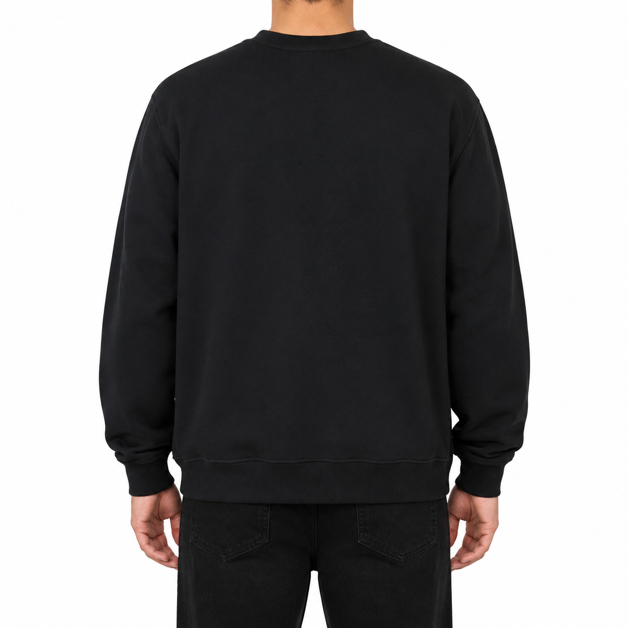 Oversized Crewneck Taped Sweatshirt