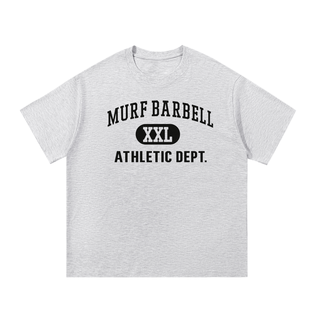 Murf Barbell Athletic Dept. (Black Text) Tee