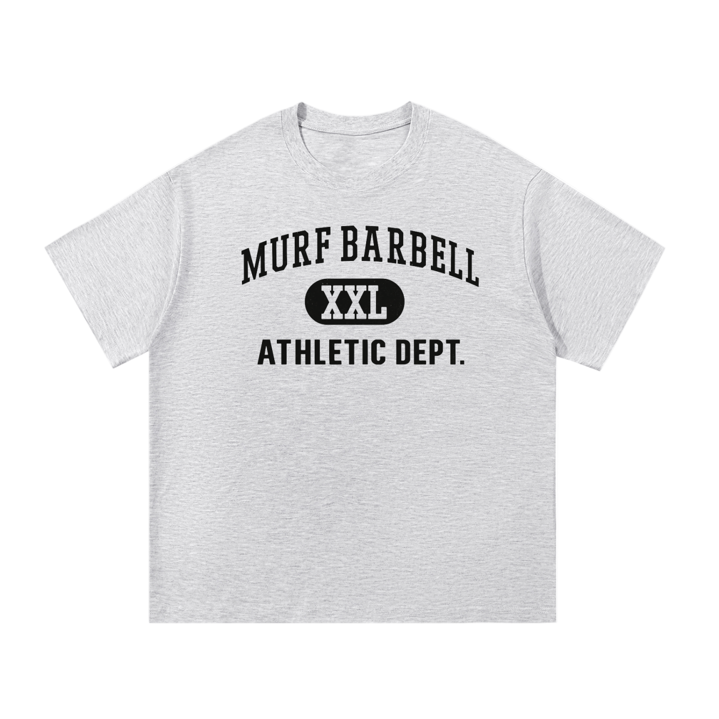 Murf Barbell Athletic Dept. (Black Text) Tee