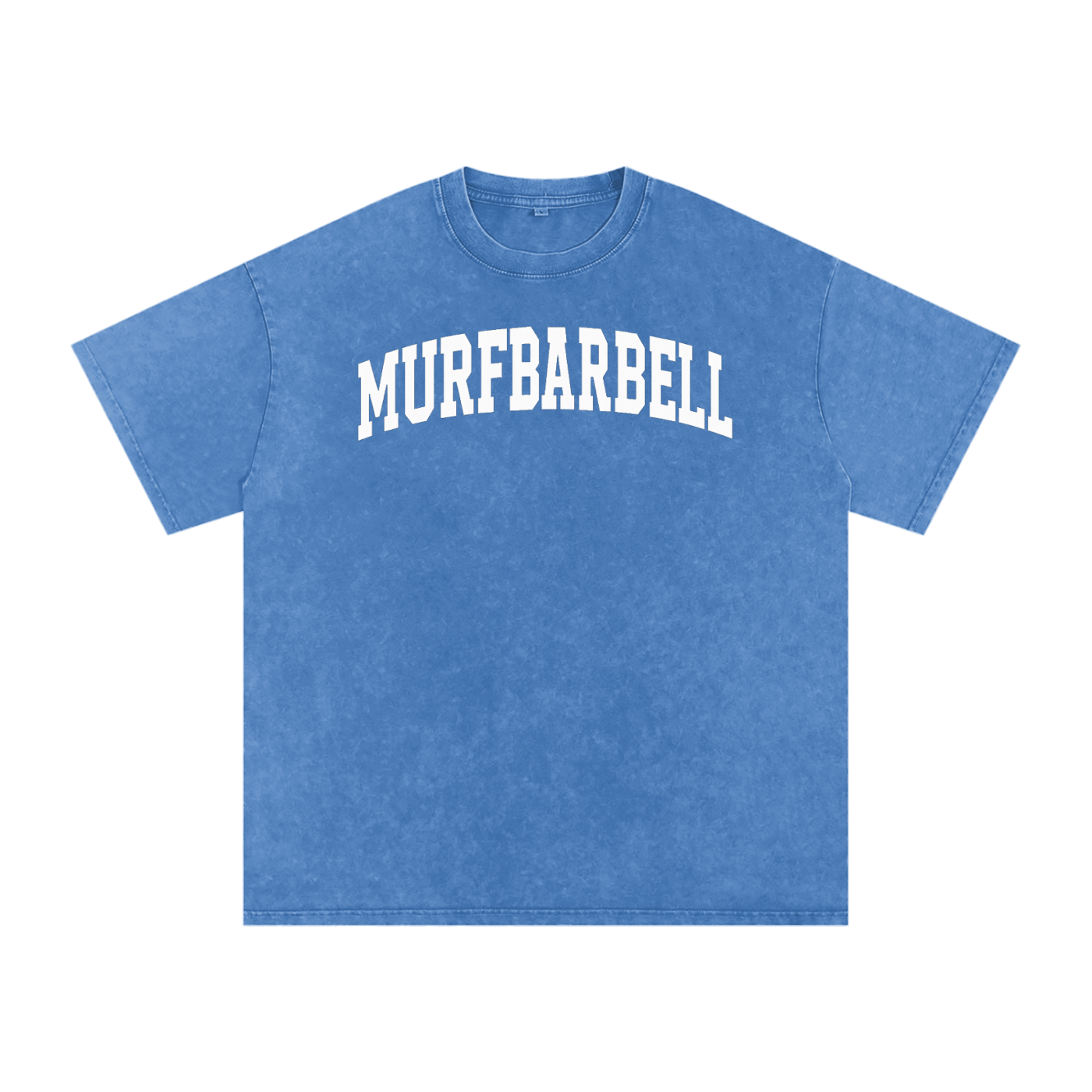 Murf Barbell Snow Washed Oversized Tee