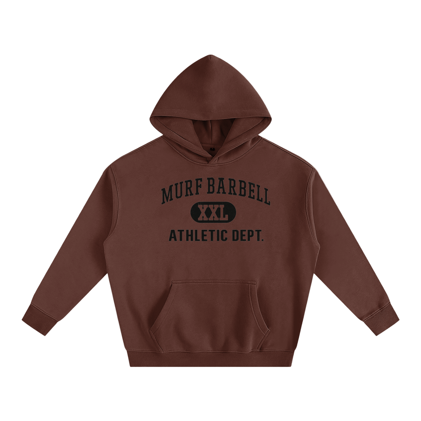 Murf Barbell Athletic Dept. (Black Text) Hoodie