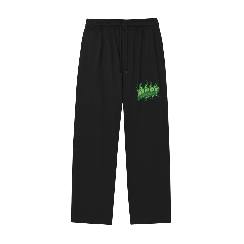 Murf Barbell Green Flame Athletic Pants