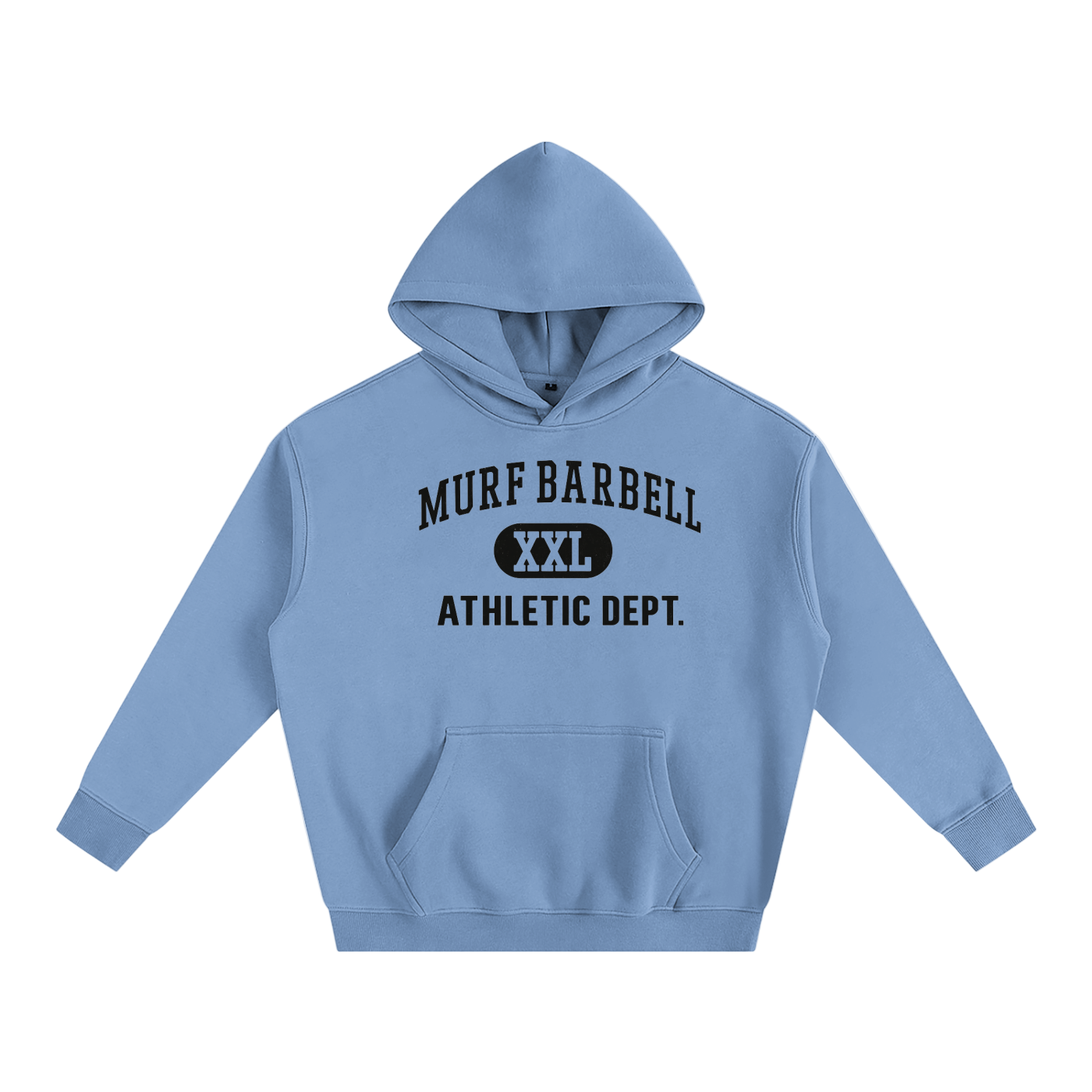 Murf Barbell Athletic Dept. (Black Text) Hoodie