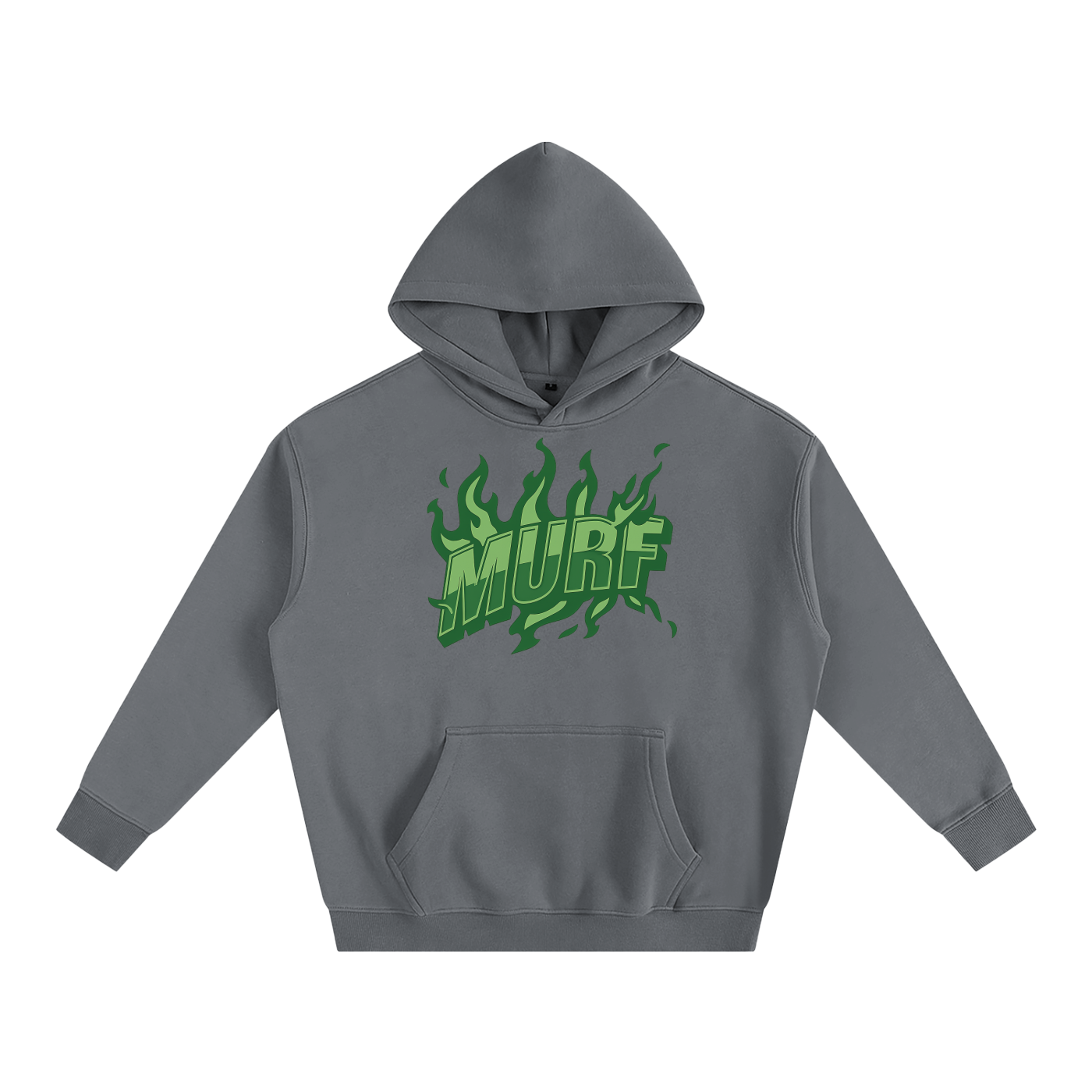 Murf Barbell Oversized Flame Hoodie