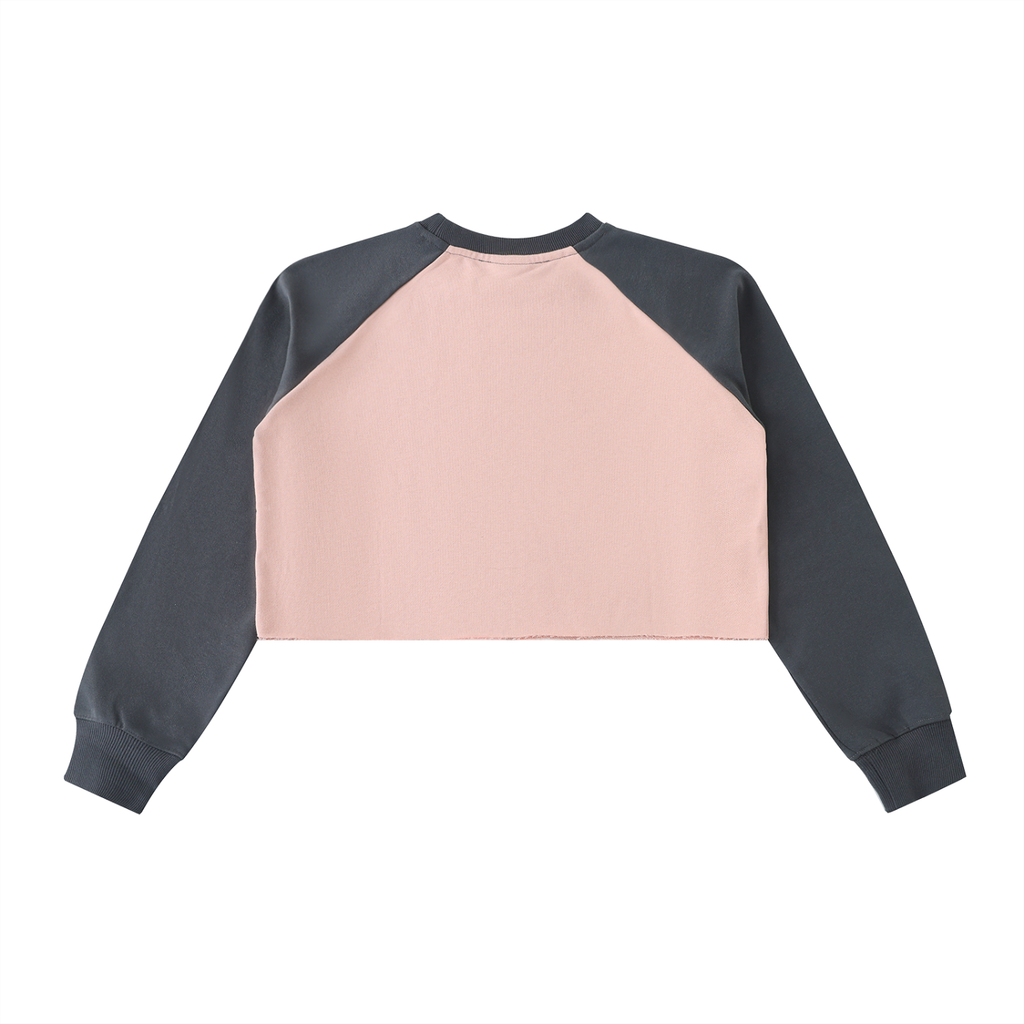 Lady Barbell Varsity Crop Sweatshirt