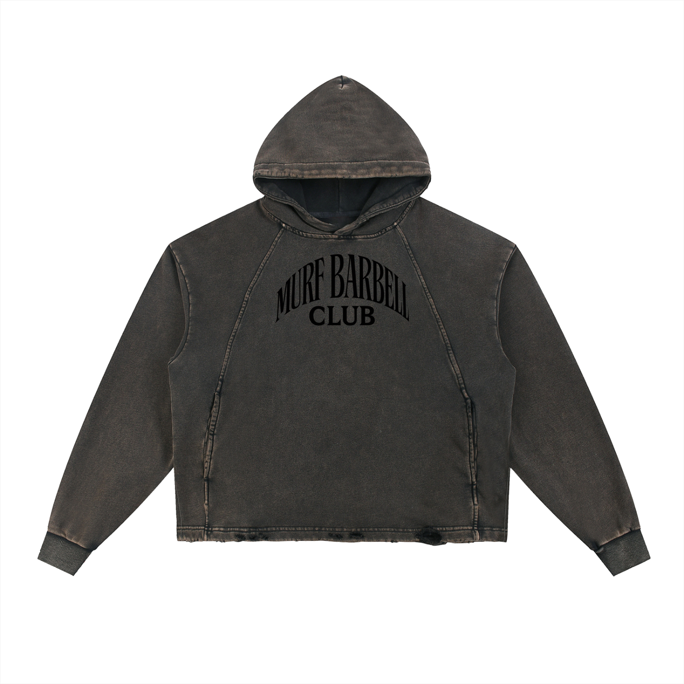 Murf Barbell Vintage Washed Hoodie