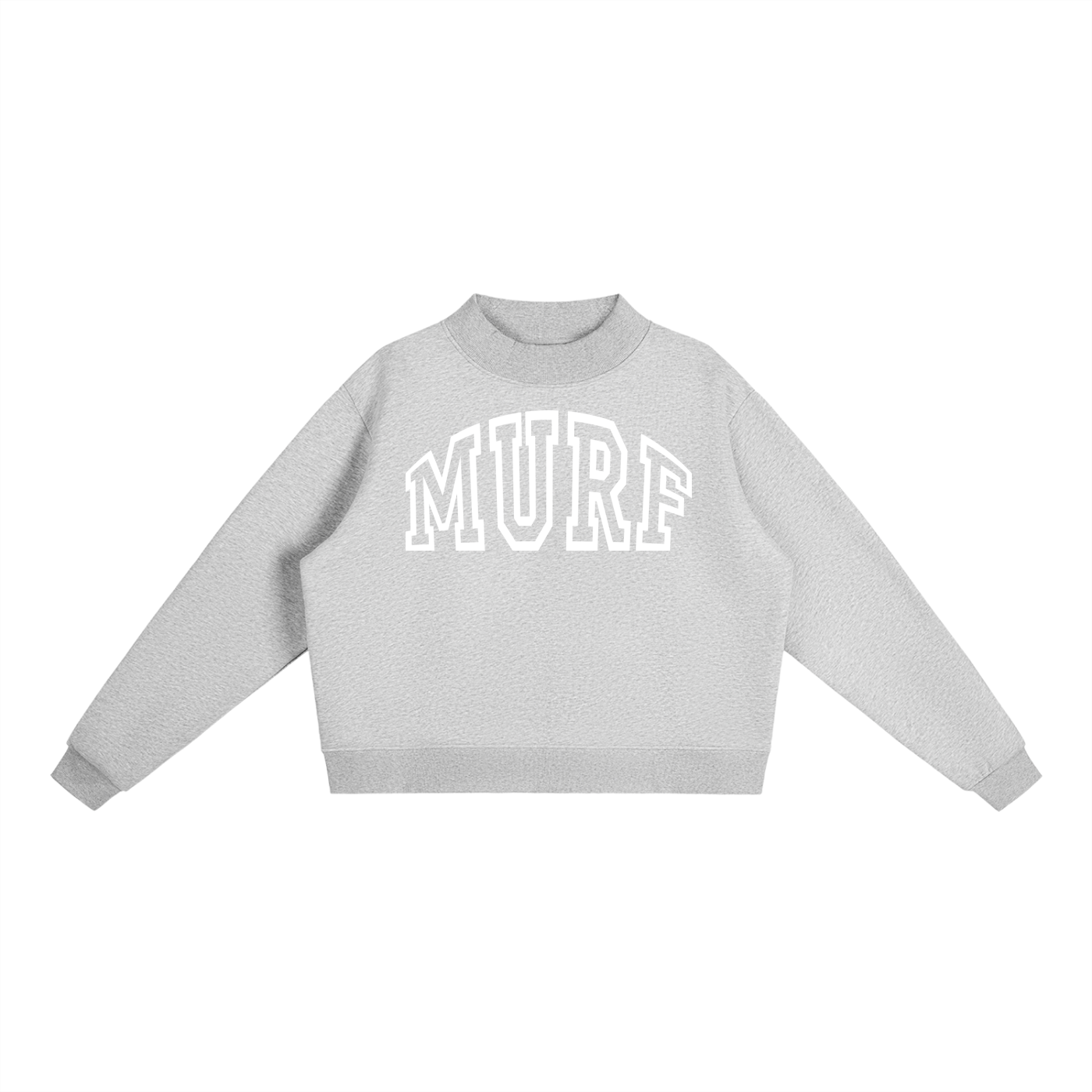 Essential Fleece Mid-Neck Crew Sweatshirt