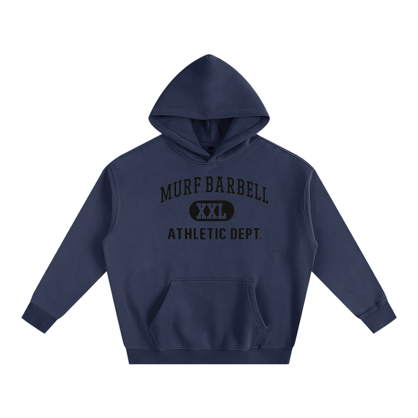 Murf Barbell Athletic Dept. (Black Text) Hoodie