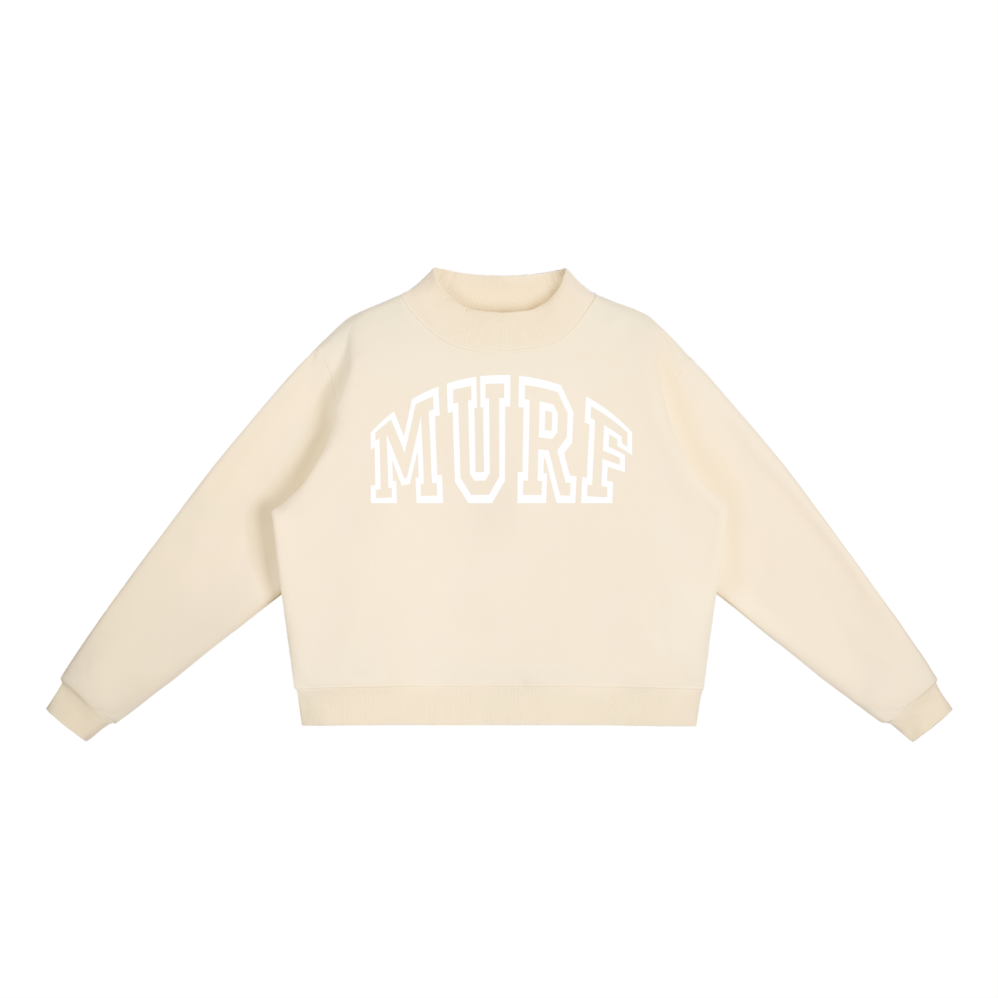 Essential Fleece Mid-Neck Crew Sweatshirt