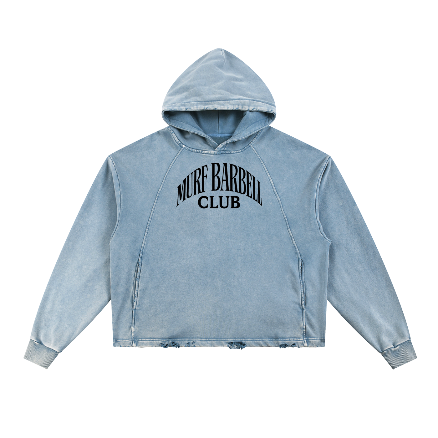 Murf Barbell Vintage Washed Hoodie