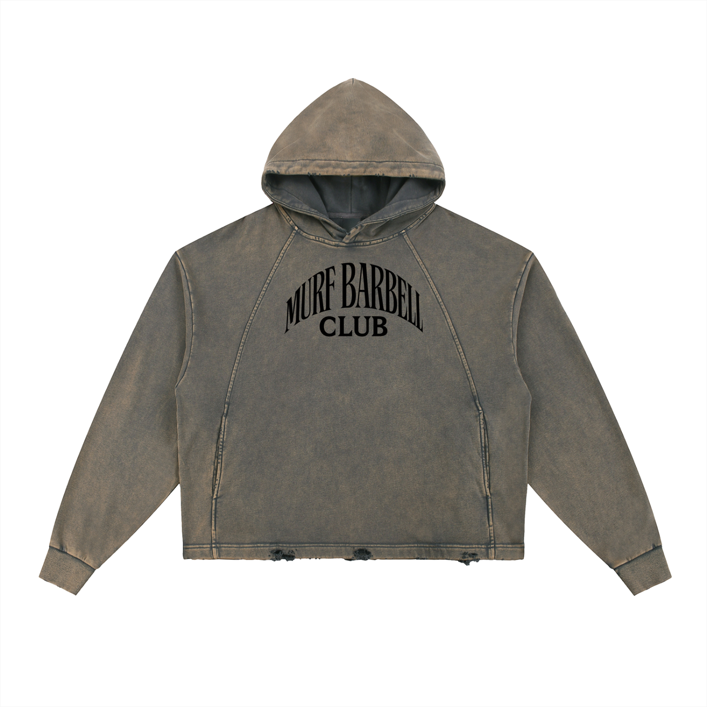 Murf Barbell Vintage Washed Hoodie
