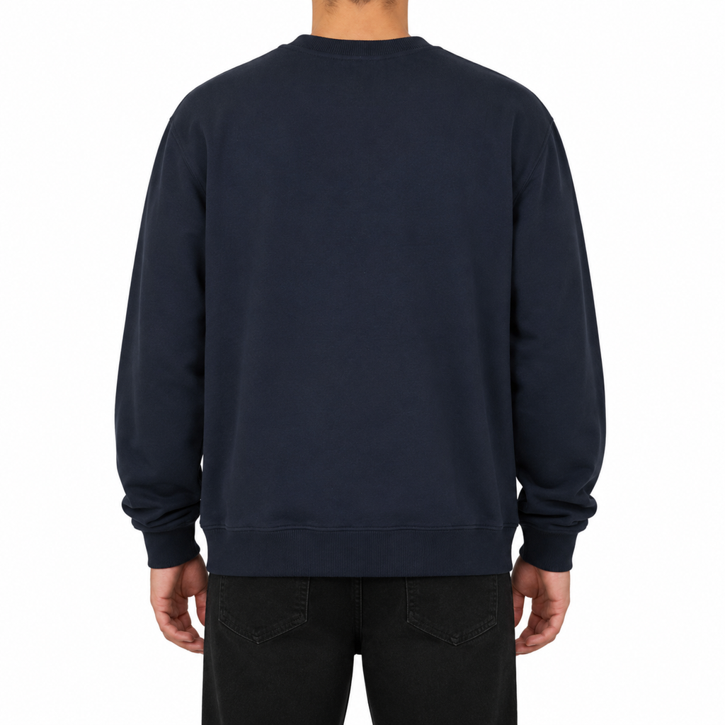 Oversized Crewneck Taped Sweatshirt