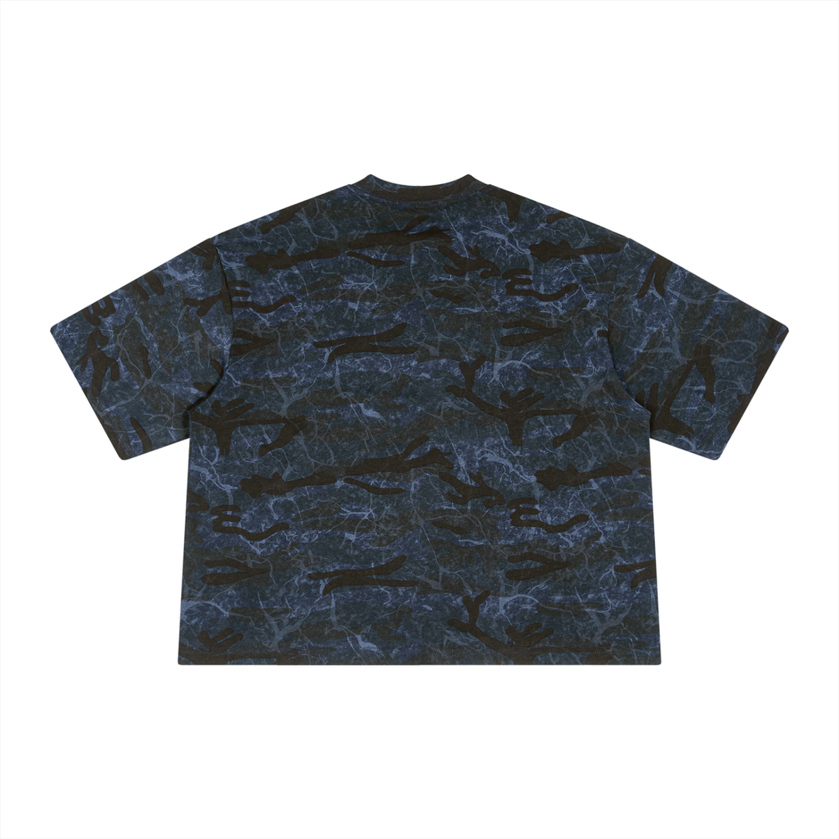 Boxy Camo Print T-Shirt