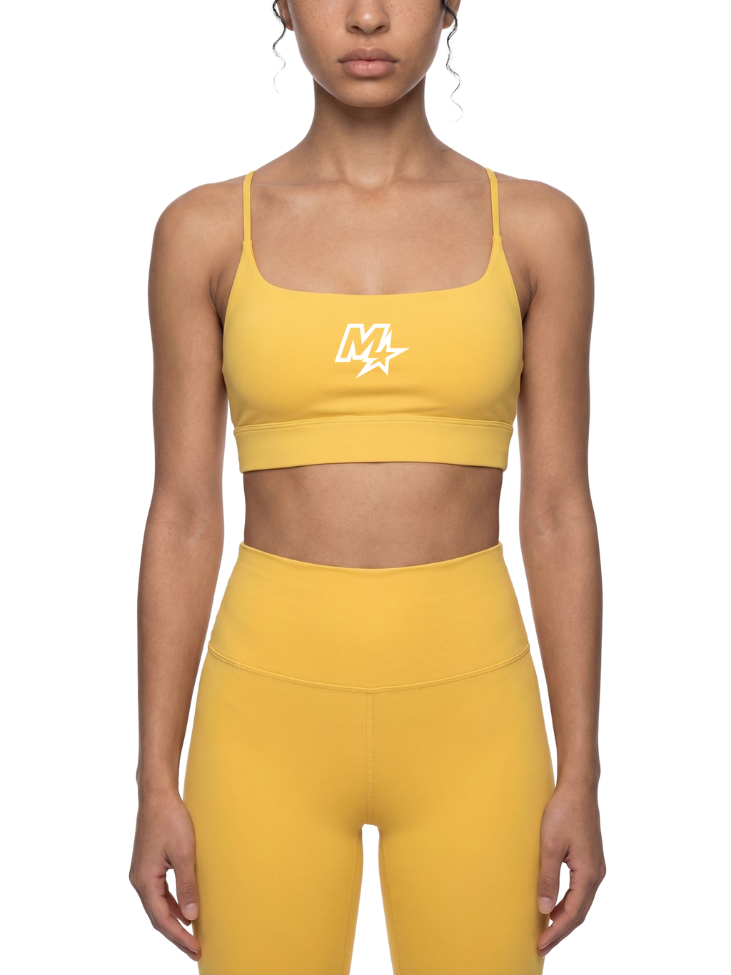 Strappy Criss Cross Yoga Sports Bra