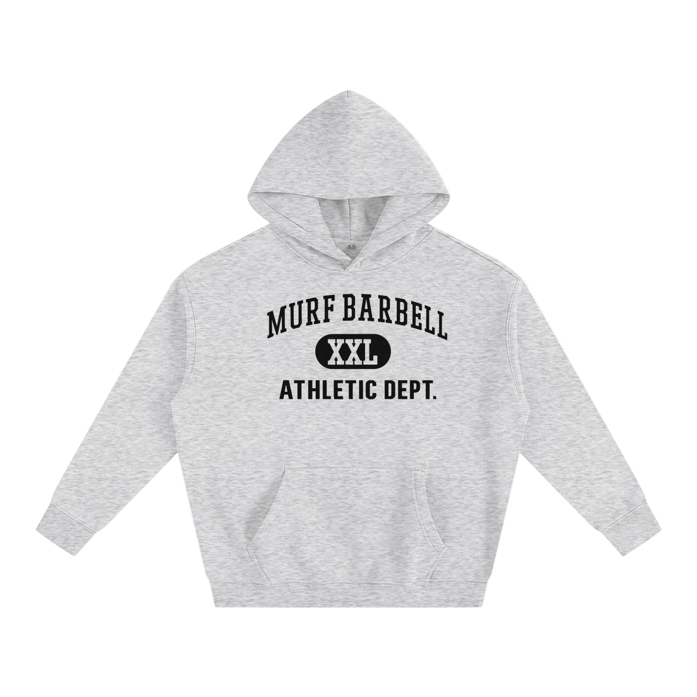 Murf Barbell Athletic Dept. (Black Text) Hoodie