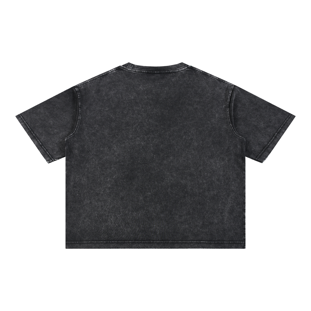 Purple Star Mineral Wash Boxy Cotton T-Shirt