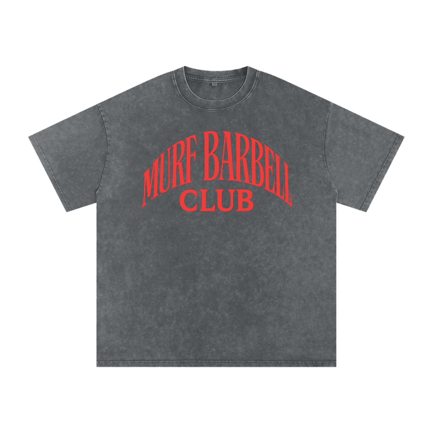 Murf Barbell Doberman Acid Wash Tee