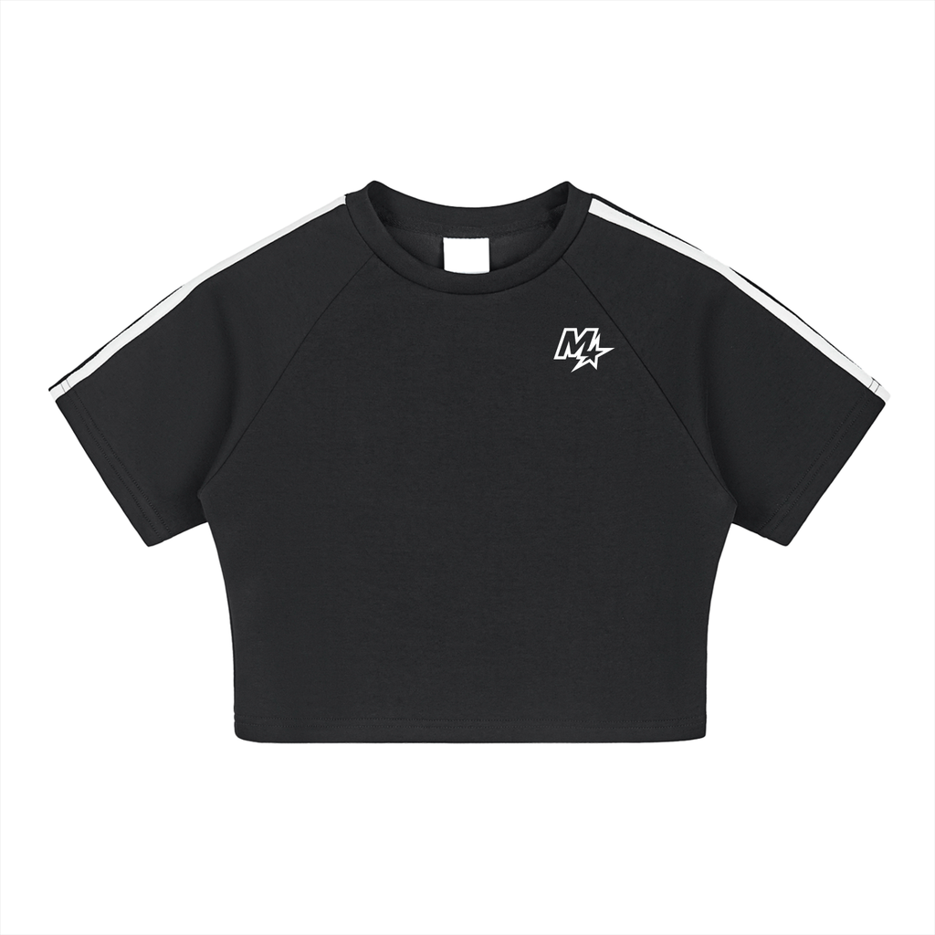 Lady Barbell Star Logo Performance Crop Top