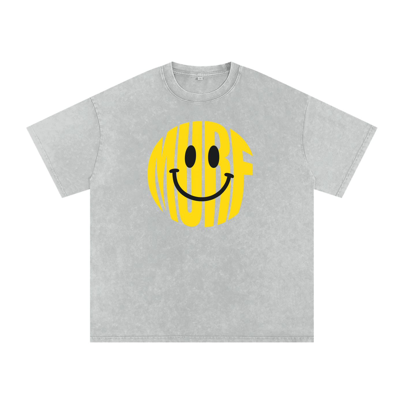 Murf Smiley Face Acid Wash