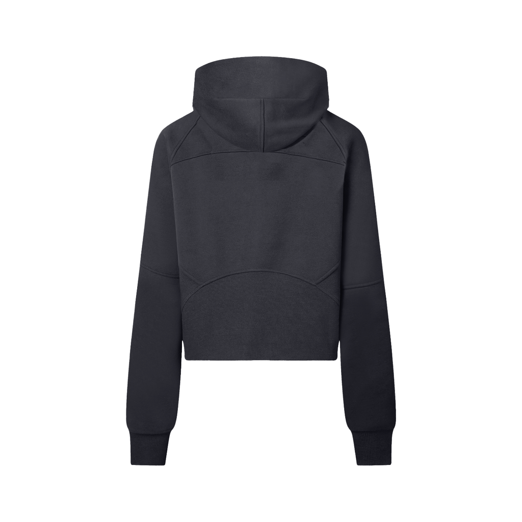 Murf Barbell Cropped Half-Zip Hoodie