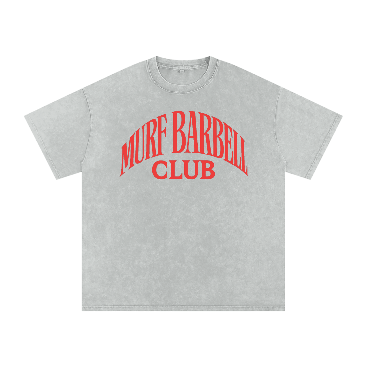 Murf Barbell Doberman Acid Wash Tee