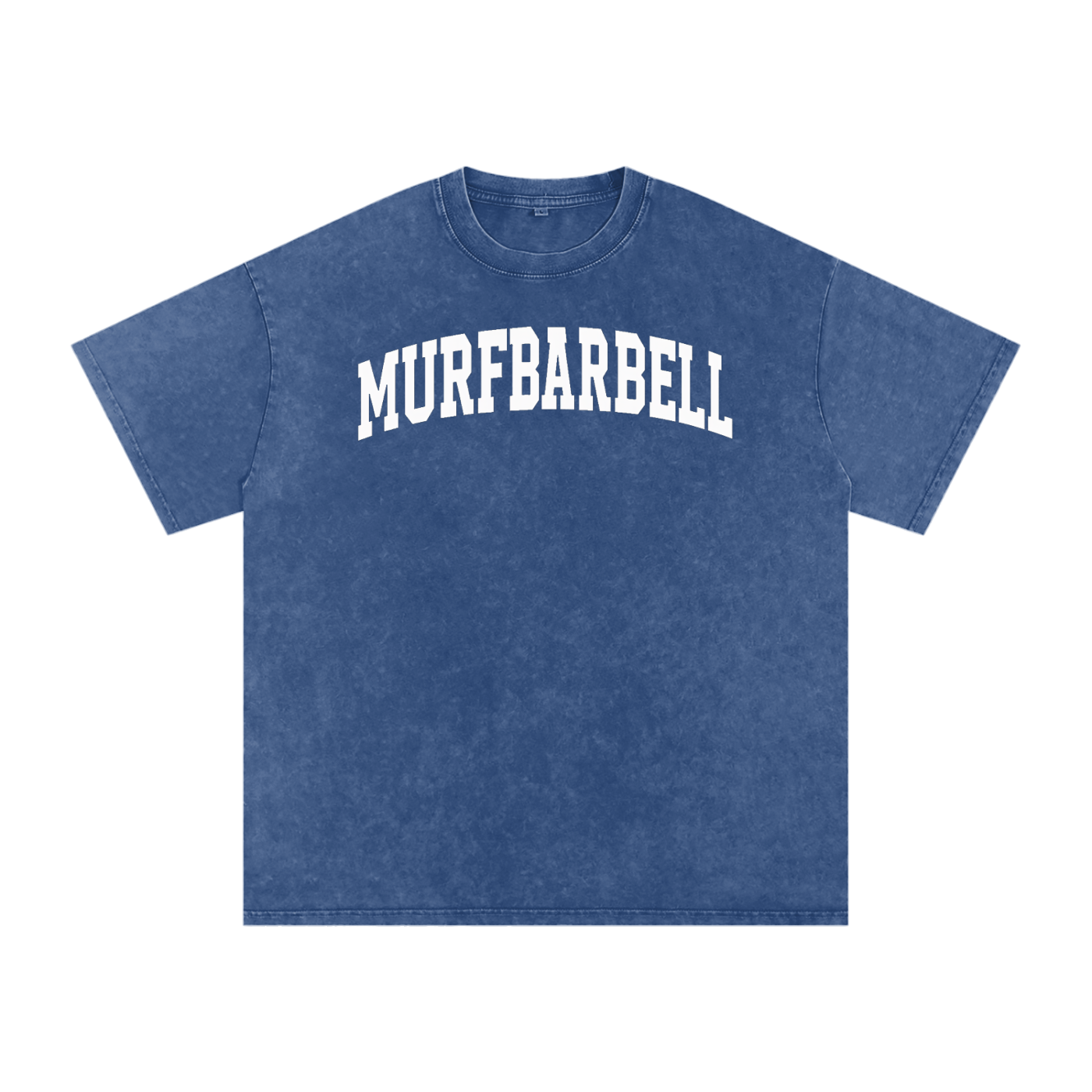 Murf Barbell Snow Washed Oversized Tee