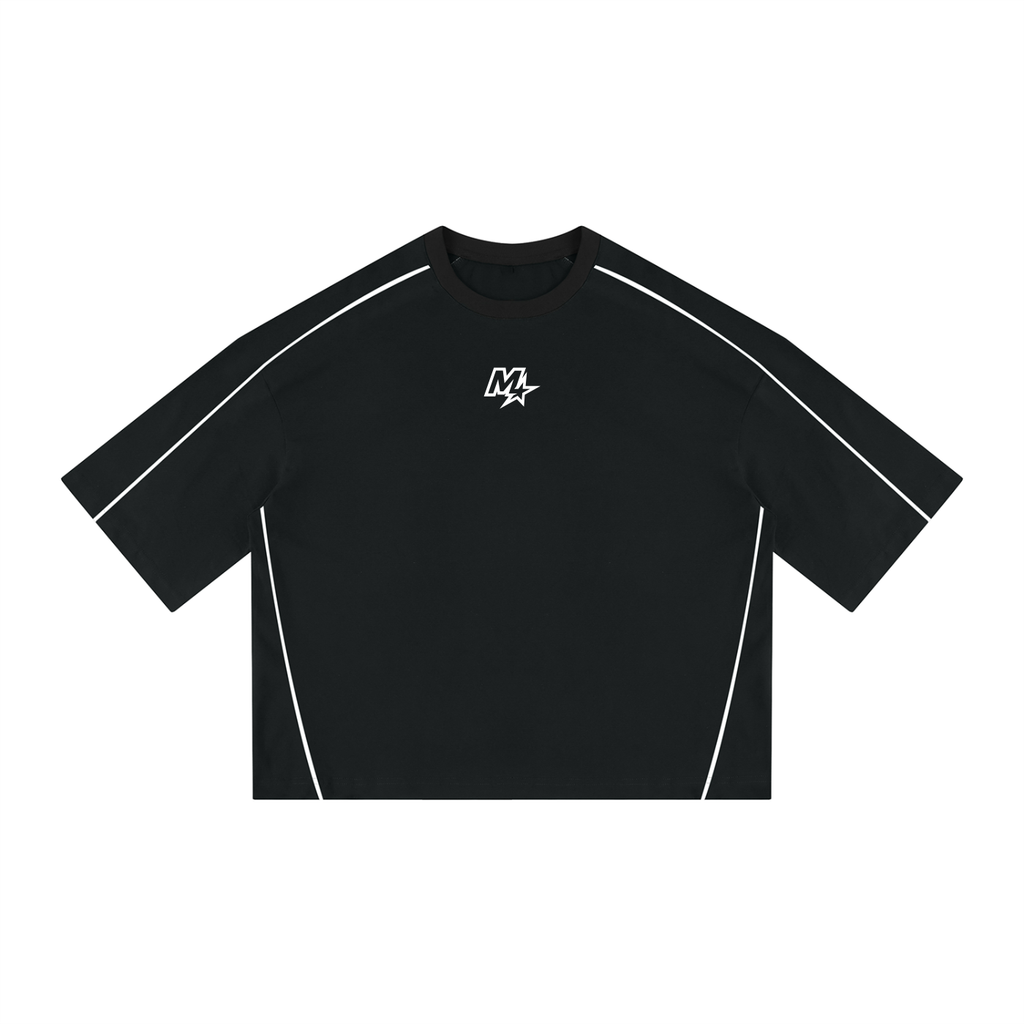 Unisex Heavyweight Boxy Piping T-Shirt