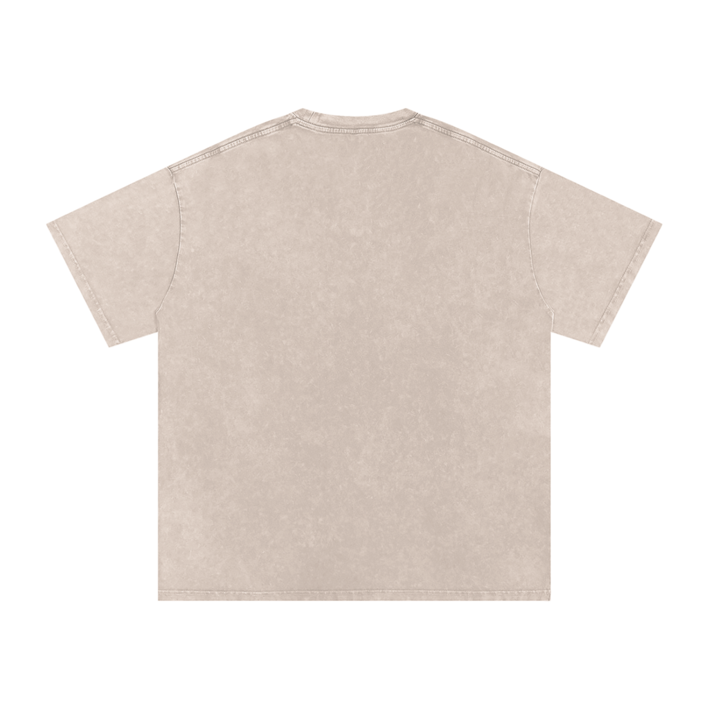 Murf Barbell Snow Washed Oversized Tee