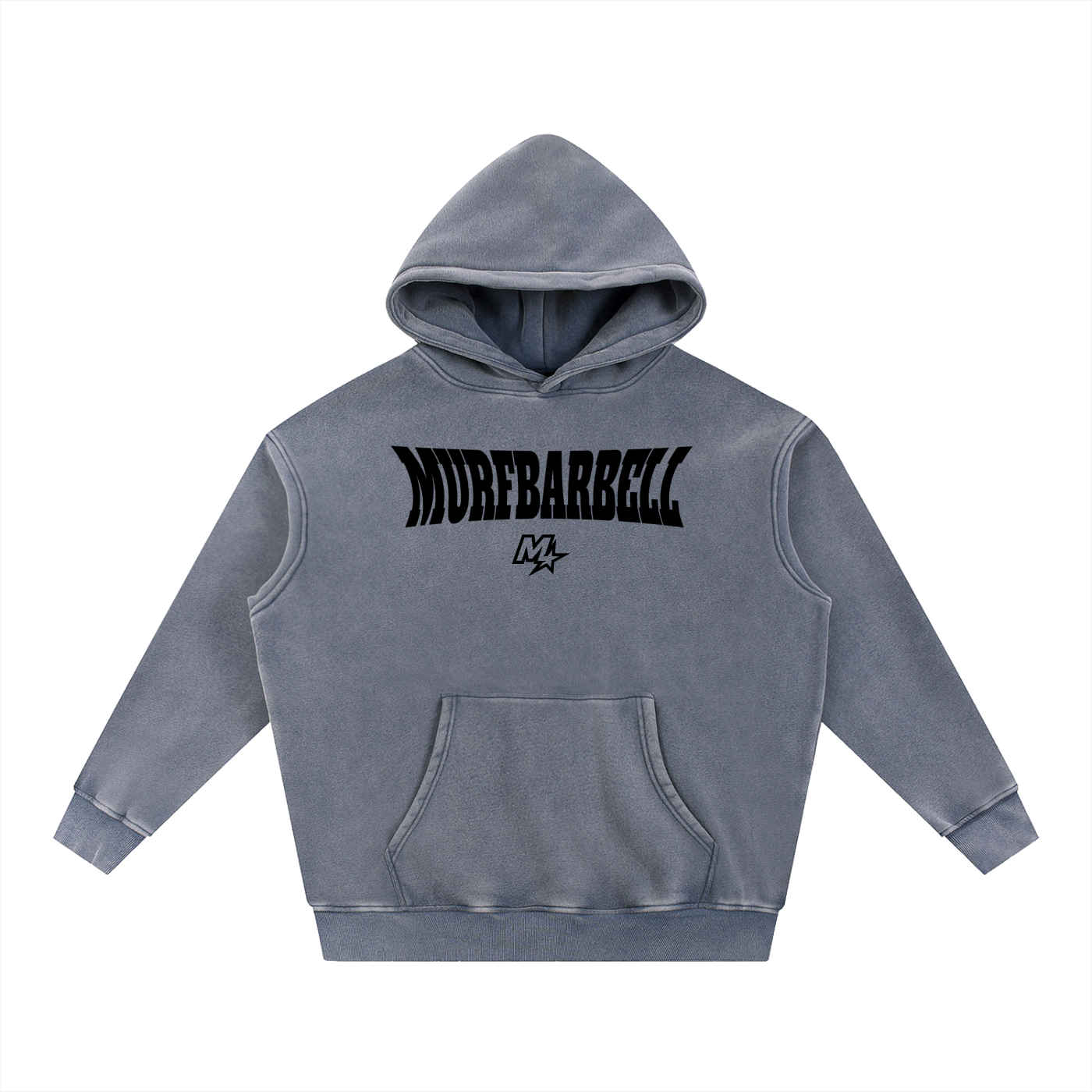 MurfBarbell Snow Wash Hoodie
