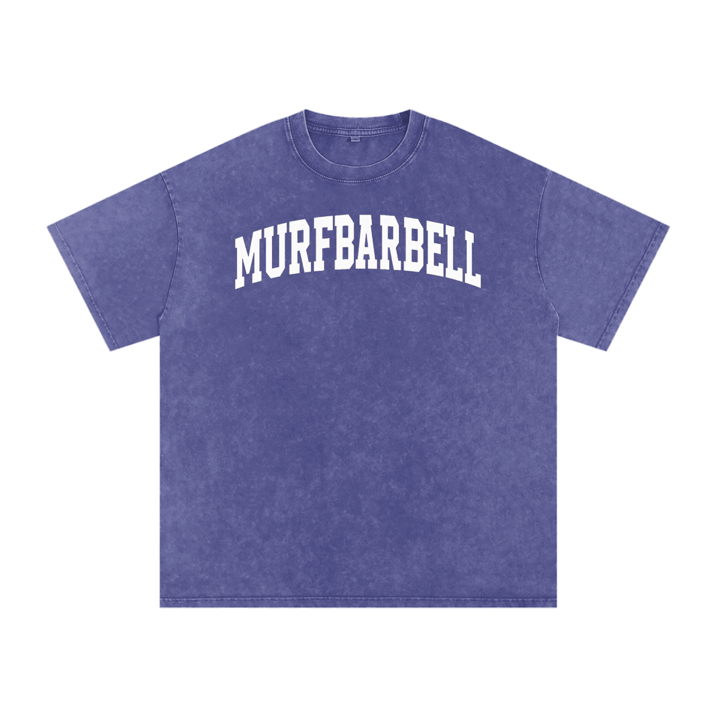 Murf Barbell Snow Washed Oversized Tee